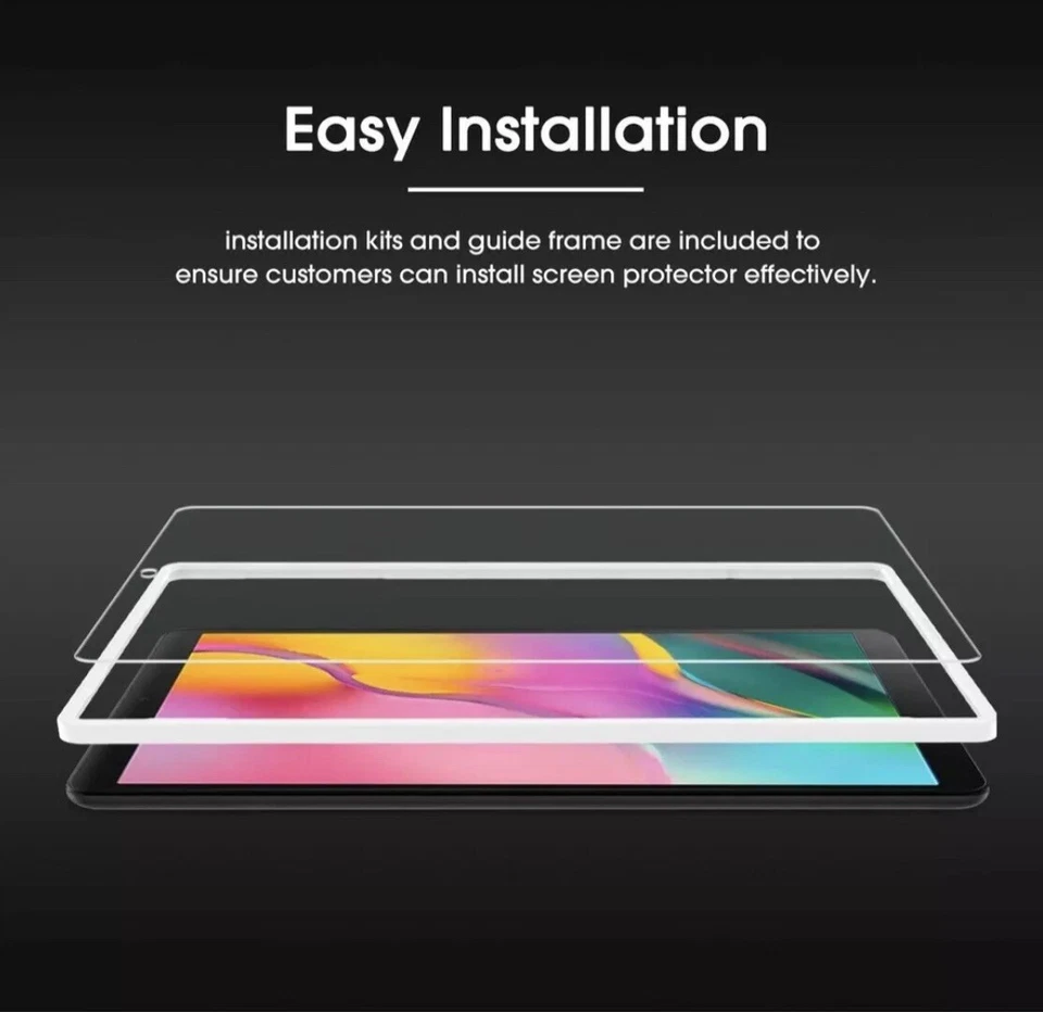 Glass Screen Pro Premium Tempered for Samsung Galaxy Tab A 10.1 3-Pack - Image 2 of 4