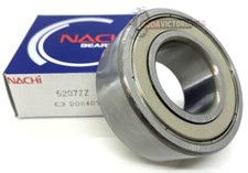 NACHI Japan 5207 ZZ C3 Angular Contact Ball Bearing Metal Shielded 35x72x27 mm