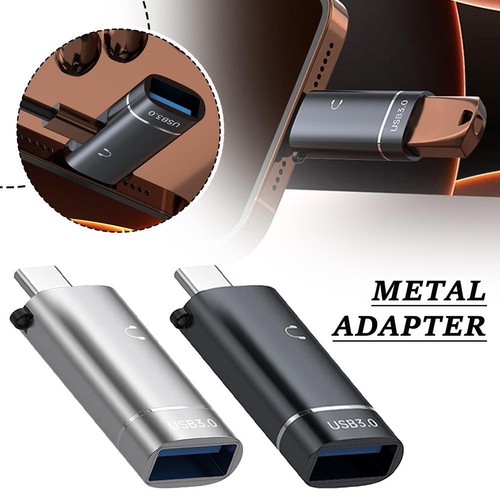 Metal Adapter Support Type-C &USB Interfaces Digital Earphones USB Flash Dr M1O1 - Photo 4/13