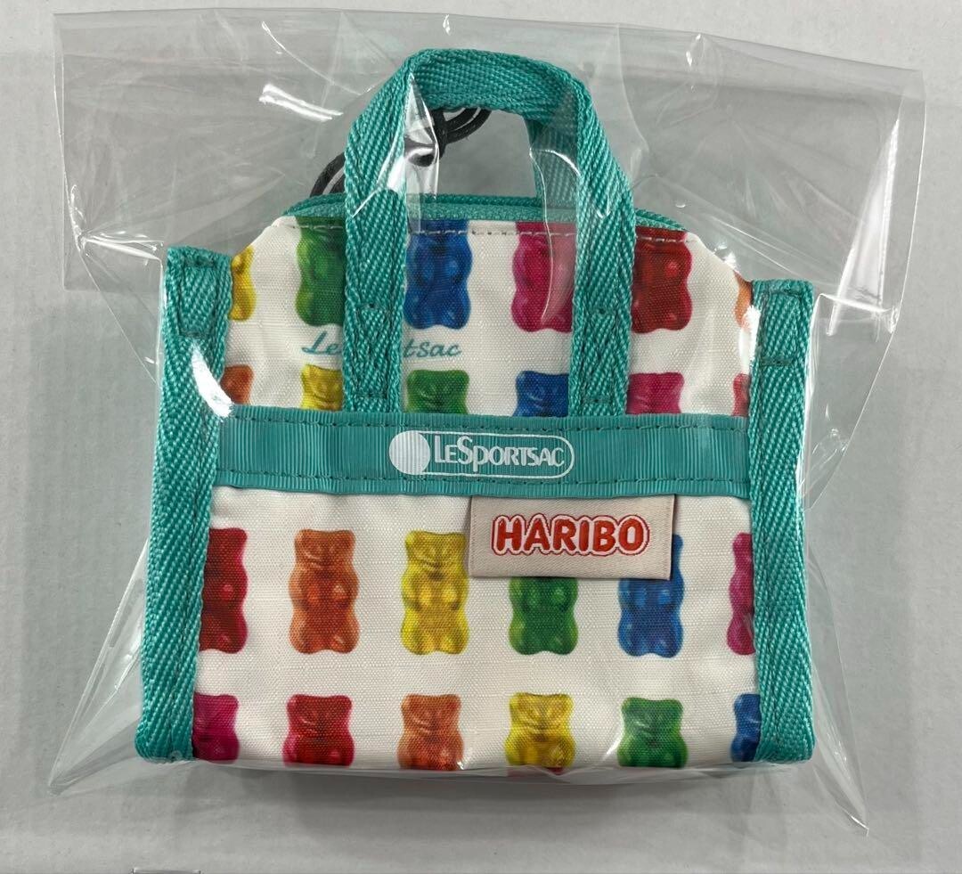 LeSportsac HD63 Haribo Gold Bears Mint Nylon COSMETIC CLUTCH