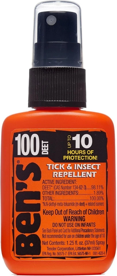 Ben's 100% DEET Mosquito Tick & Insect Repellent Spray Lasting Protection - 37ml - Image 2 of 4