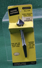 NOS Stanley Bit Brace Countersink Old No. 139 3/4" New Old School Tool #JH50a
