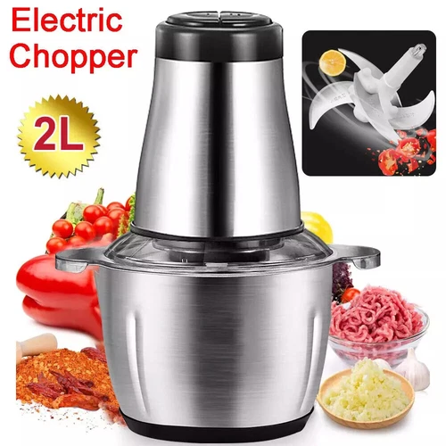 2L Electric Meat Grinder Food Processor Multi Blender Fruit Vegetable Mixer Tool - Picture 1 of 11