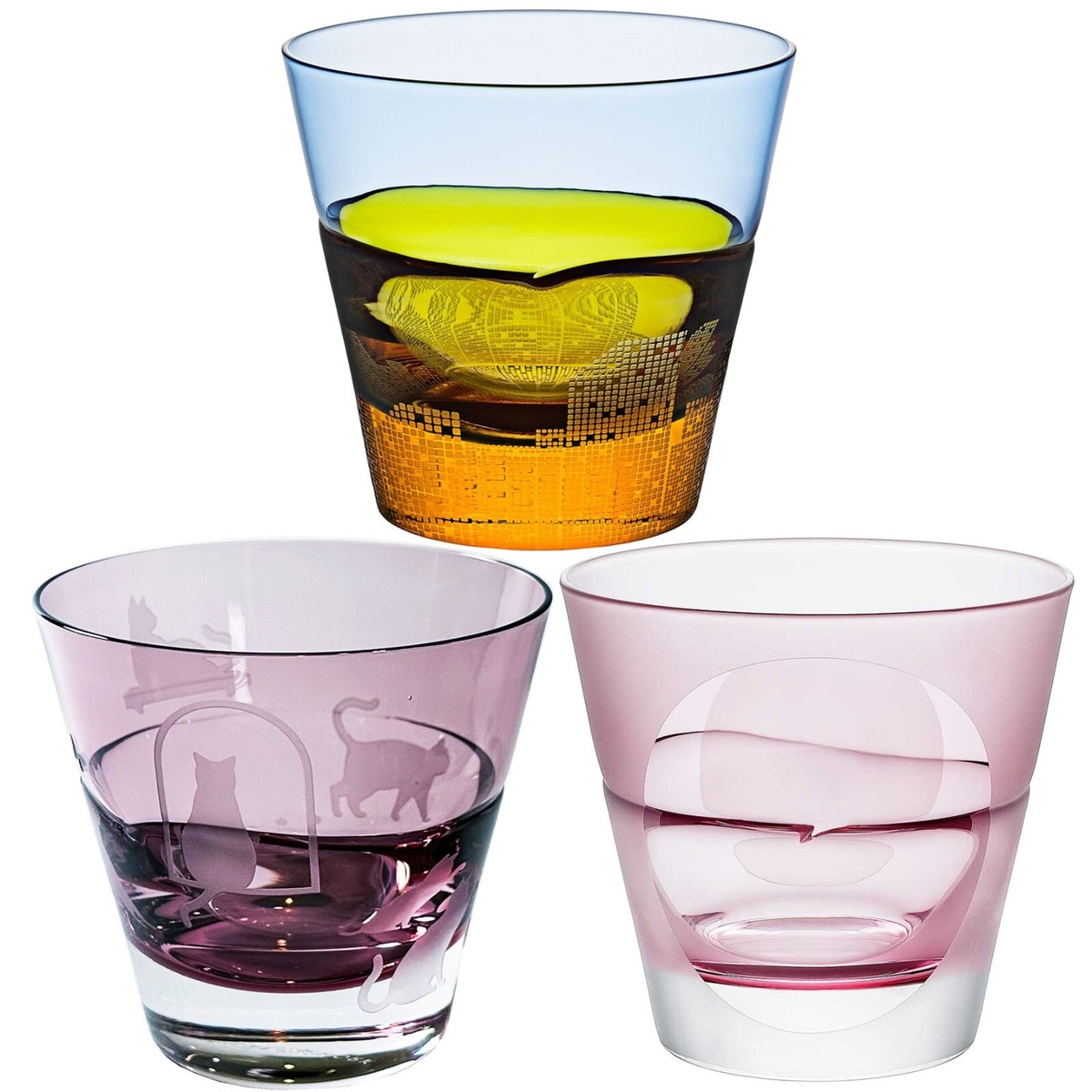 SUGAHARA sghr REWORK Duo Old Glass 13 Types Size 3.5 x 3.2Hin 