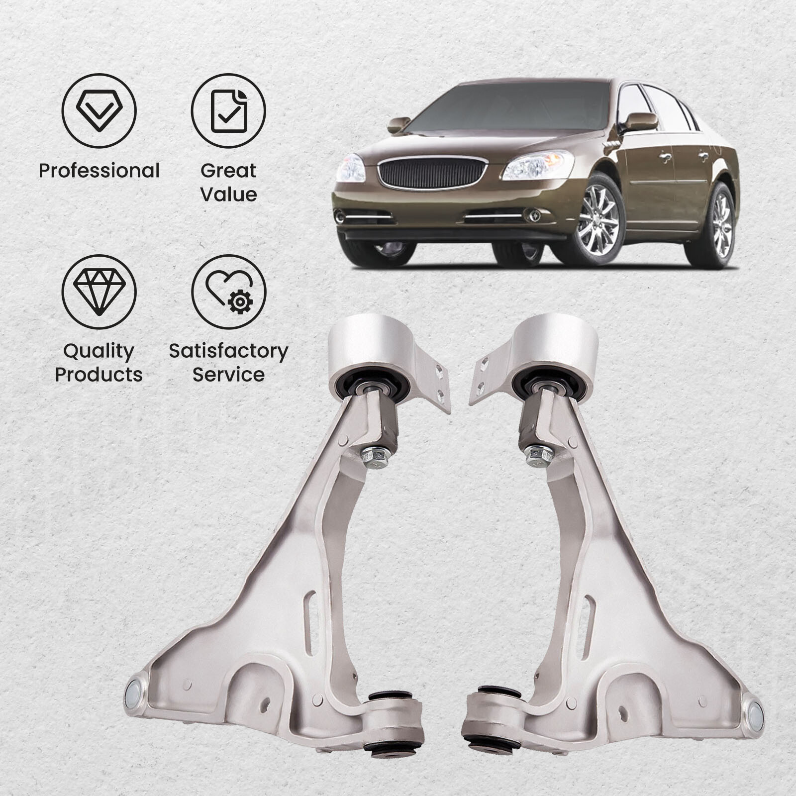Front Lower Control Arm With Ball Joint For Cadillac DTS 2006 - Foto 2