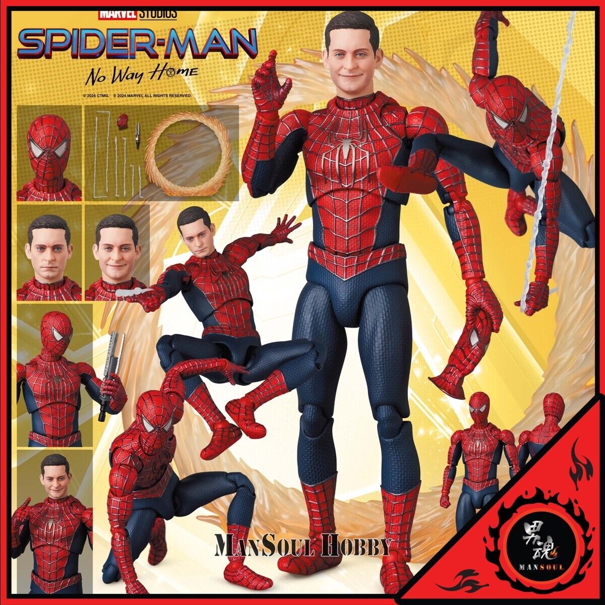 NEW MAFEX No. 241 Spider-Man No Way Home Friendly NEW MAFEX No. 241 Spider-Man No Way Home Friendly