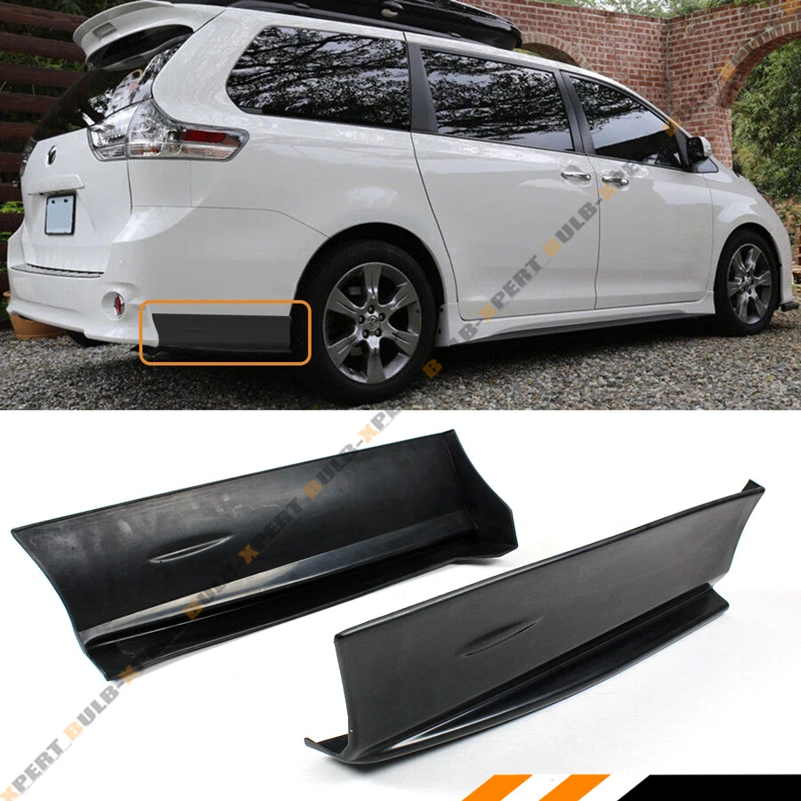 Parachoques trasero estilo MP para Toyota Sienna SE 2011-2020 delantales laterales extensiones de espatas Foto 2 de 4