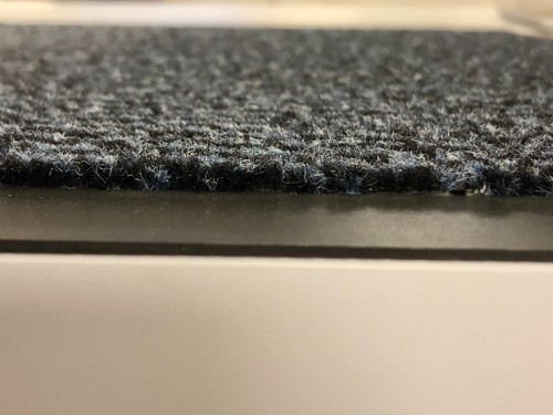 Non Slip Heavy Duty Dirt Rubber Edged PVC Barrier Door Entrance Mats - Blue - Picture 5 of 5