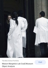 Mm6 Maison Margiela Infamous Lab Coat (collectors Item) Black