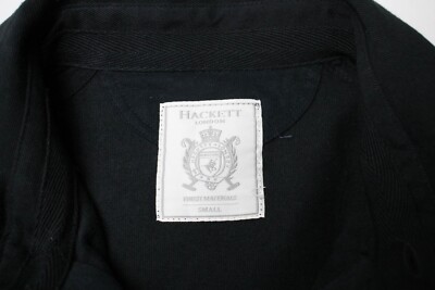 HACKETT Snow Polo Team Sweatshirt Men's SMALL Rugby Polo Neck