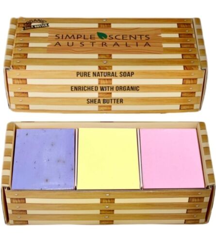 Assorted 6 PCS Scented Natural Soap Bars, Assorted Floral Essence, 3.5oz Each230