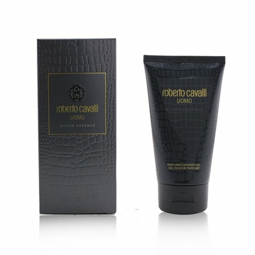 Roberto Cavalli Mens Uomo Silver Essence Premium Perfumed Shower Gel 150ml  NEW | eBay