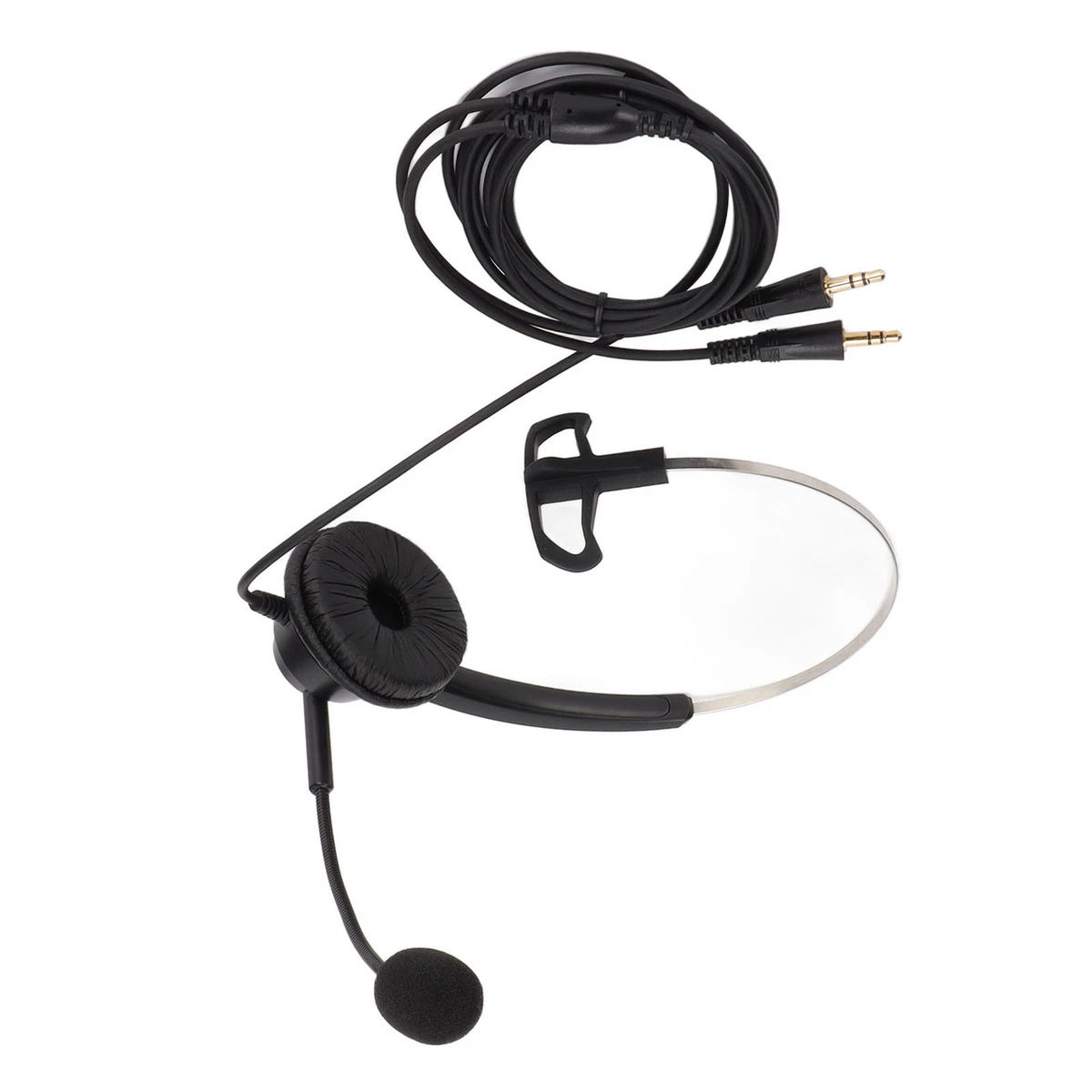 H360 PC PC Monaural Headset Corded Single Ear Headset With 3