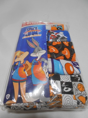 Space Jam A New Legacy 5 boys briefs underwear size 6 100% combed cotton ๐ฆ๐NEW - Picture 5 of 8