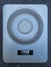 Pyle PLMRSBA8 8-Inch Low-Profile Amplified Subwoofer System - 600 Watt Compact