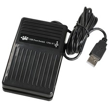 USB Single Foot Switch Pedal Control Pre-Program Key Mouse For Keyboard PC Game