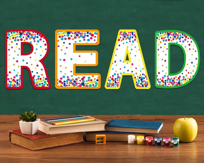 Classroom Decorations Reading Poster for Teachers Bulletin Board and Wall Decor 