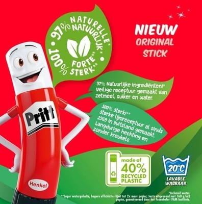 Pritt-Klebestift, sicher und kindgerecht für künstlerische und kreative Arbeiten