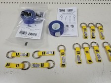 10-pak - 3M Narzędzie Ochrona przed upadkiem 0,5 cala X 2,25 cala D-ringi i taśma szybkiego owijania 