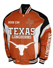 Texas Longhorns Franchise Club Driven Twill Jacket - Orange
