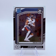Jawhar Jordan 2024 Panini Donruss Optic #247 Rated Rookie Houston Texans Card . rookie card picture
