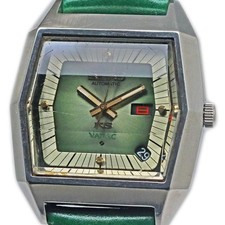 King Seiko Vanac 5626-5070 5626B movimento 35 mm quadrante verde acciaio inox