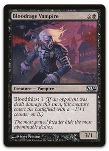 Bloodrage Vampire #83 Magic 2012 (M12) Common