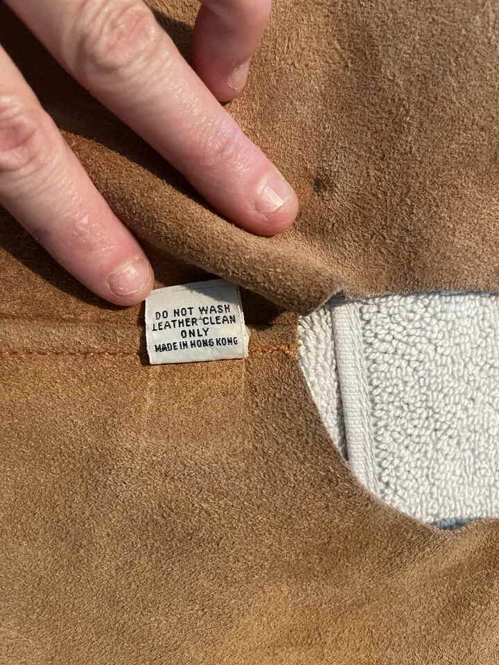 Conjunto de chaleco y gorras de cuero vaquero occidental vintage Sears para niños flecos concho años 70 Foto 4 de 4