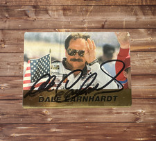 Signed Dale Earnhardt NASCAR Trading Card! COA Autograph Racing 1994 Winston Cup