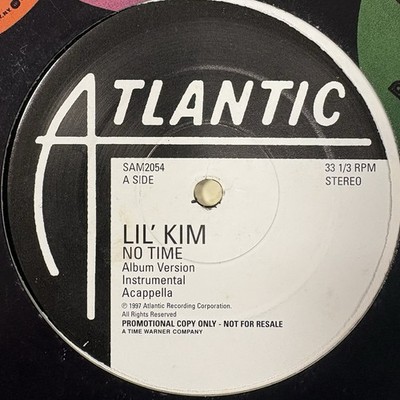 Lil' Kim No Time Vinyl 12'' Single Rap/Hip Hop SAM2054