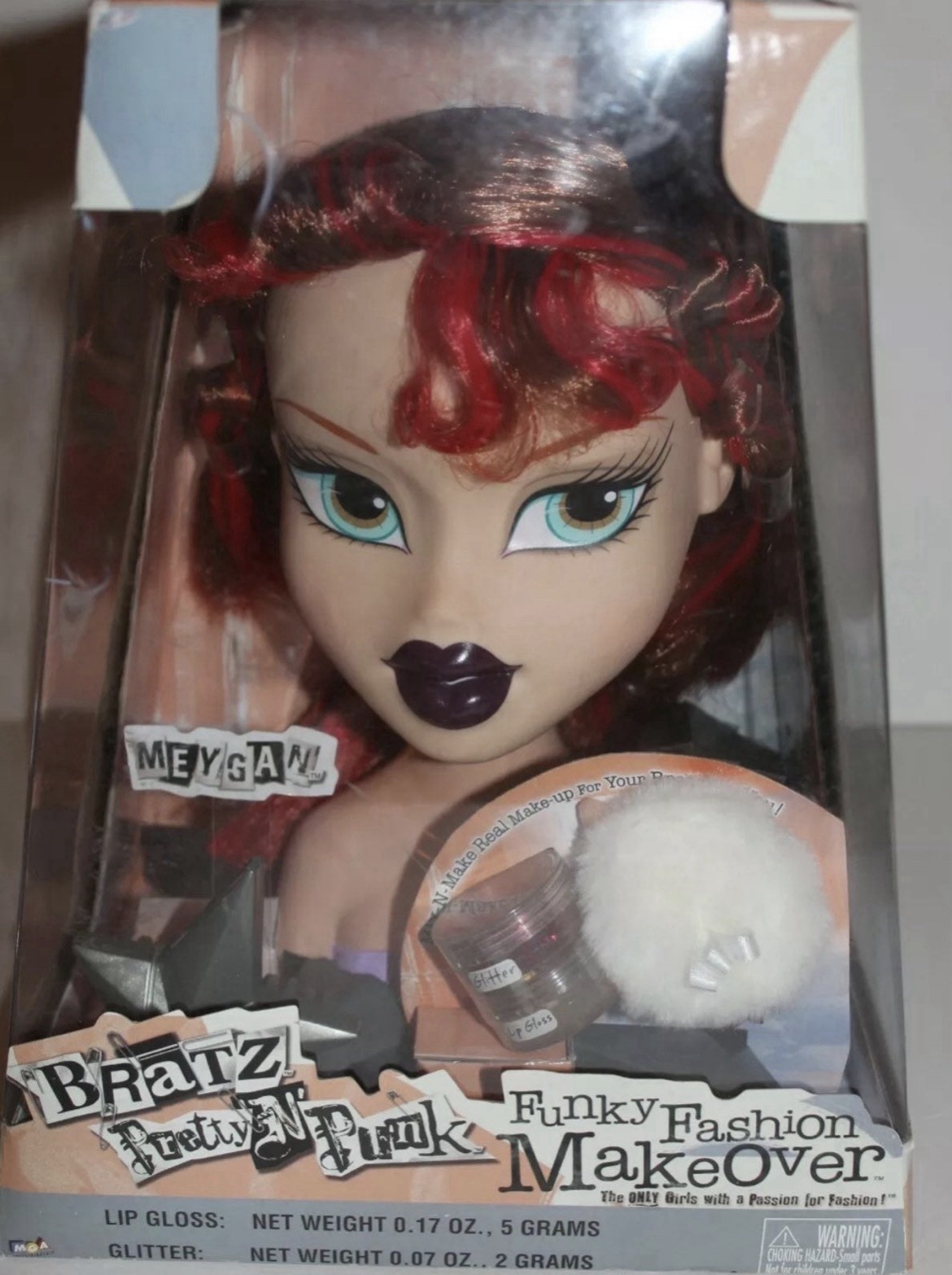 Bratz 2005 Pretty 'N' Punk Meygan NIB styling head SUPER RAR