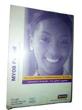 MYOB PAYROLL SOFTWARE - NEW IN BOX - EX DISPLAY STOCK - VINTAGE
