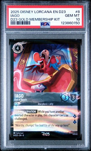 Iago - Out of Reach graded PSA 10 for sale on eBay