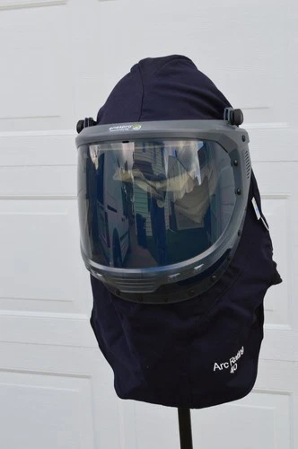 ARC FLASH HOOD NATIONAL SAFETY APPAREL H65UQUQ40LF with SHIELD image 12