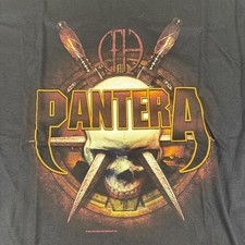 VTG Pantera 2003 CFH Skull Sword Double Sided Graphic Shirt New With Tags 2003