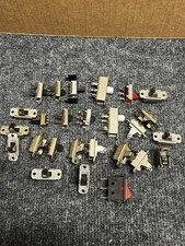 Lot Of Vintage Small Mini Slide Switches Assorted Types Sizes Radio Parts