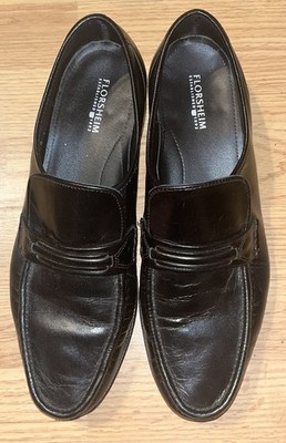 Florsheim  Como Strap Formal Dress Moc Toe Loafer Shoes Men Size 10C 315286-03 C