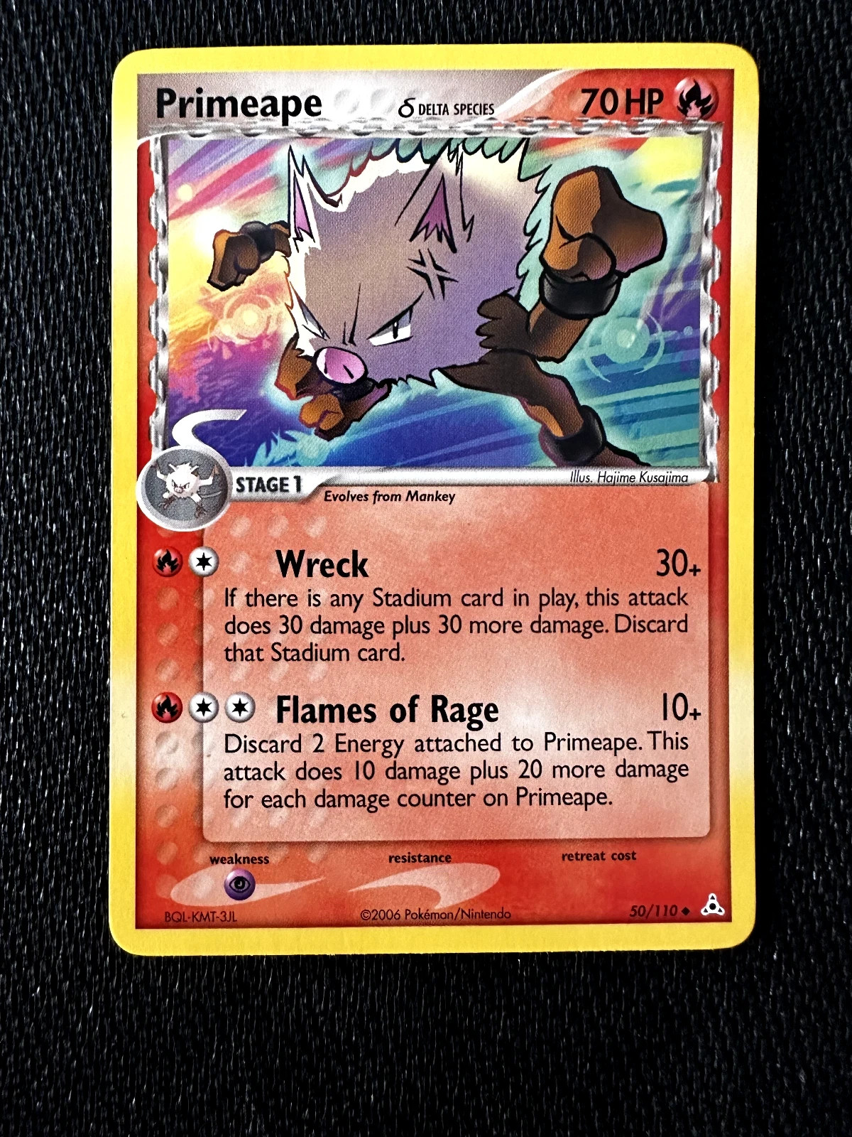 Primeape 50/110 Holon Phantoms Pokemon Card
