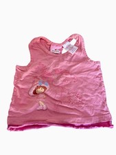 VTG RARE Strawberry Shortcake Decal, Vintage Pink Toddler Tank Top Size 3T