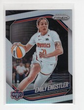 2025 Panini Prizm WNBA Emily Engstler #84, Mystics SILVER PRIZM