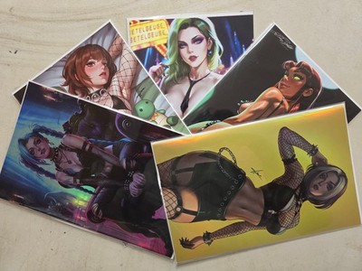 Goth - Rogue / Jinx / Beetlejuice / April o'Neil / And StarFire (5 Books Total)