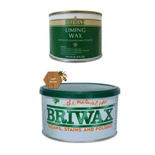 Briwax Original 16 Oz. Furniture Wax Polish with 8 Oz. Liming Wax
