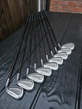 TaylorMade SuperSteel Burner Irons 3–SW | Bubble R80 Shafts |Very Good Condition