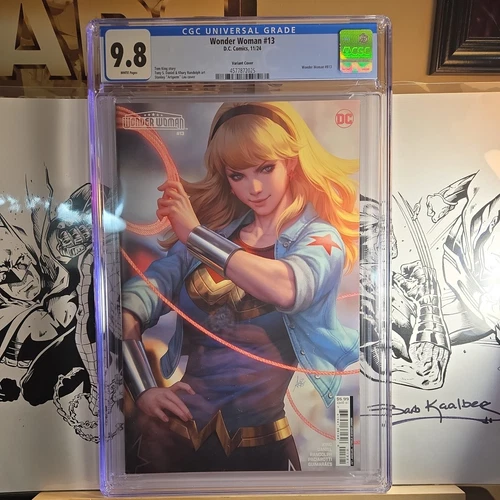 Wonder Woman #13 2024 DC Comics 1st Print Stanley Artgerm Lau Variant CGC 9.8