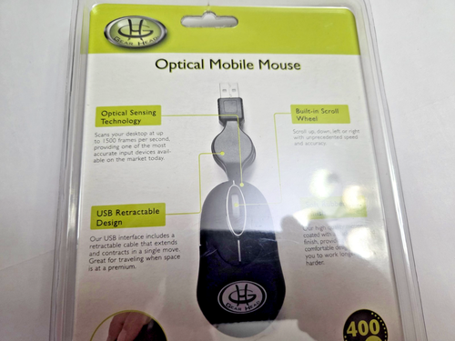 GEARHEAD (NEW) OPTICAL MOBILE MOUSE 400DPI MODEL MP1000RU BUILT IN SCROLL WHEEL - Picture 7 of 8