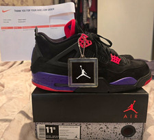 Nike Air Jordan 4 Retro NRG RAPTOR trainers Men UK 10.5 AQ3816-065 