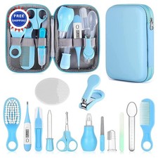 Baby Grooming Kit Infant Safety Care Set Hair Brush Comb Nail Clipper Nasal