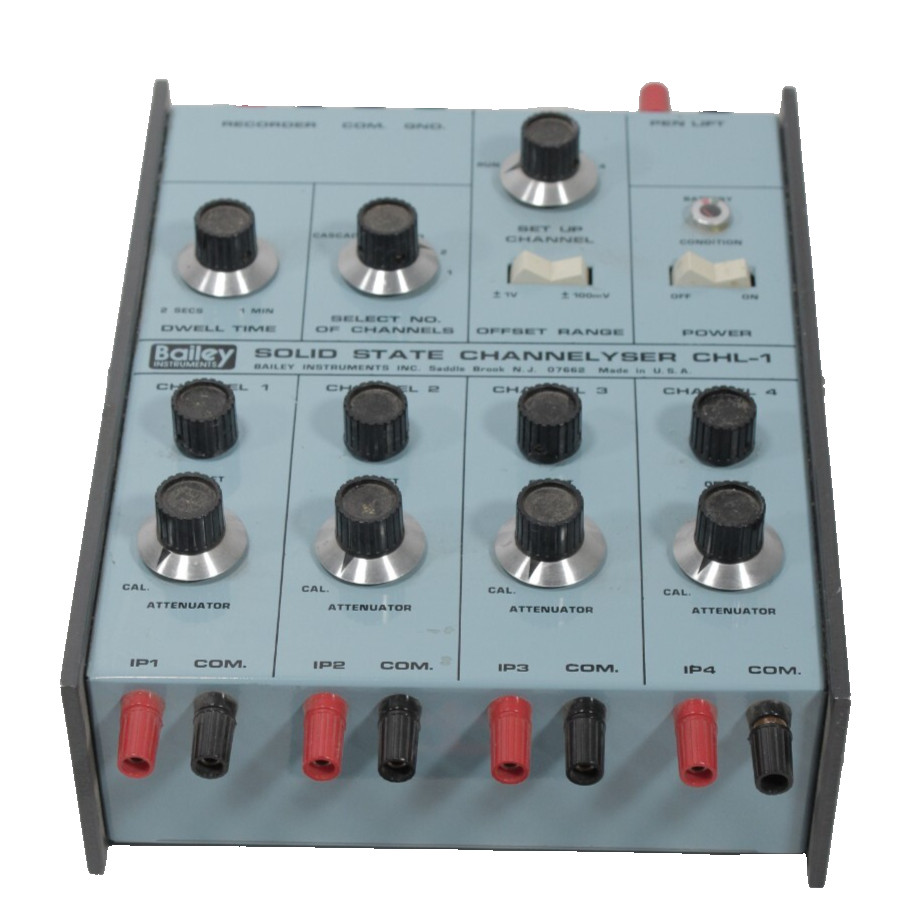 Bailey Instruments CHL-1 Solid State Channelyser Vintage Process Control UEL4061