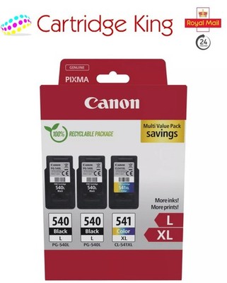 Original Original 2x PG-540L 1 x CL-541XL Kombipack mit Papier