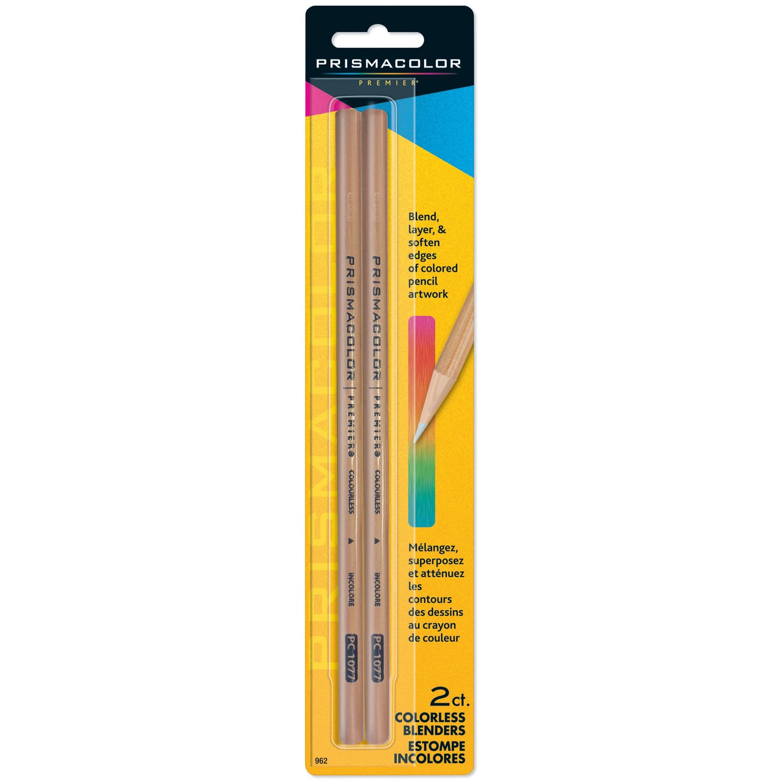 Prismacolor 962 Premier Colorless Blender 2 count (Pack of 1),